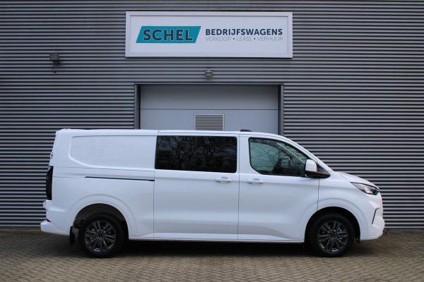 Ford Transit Custom 320 2.0 TDCI L2H1 Limited DC 170pk - Adaptive Cruise - Navi - 2x Schuifdeur - Verwarmd stuur - 70l tank - 17" LM velgen - Rijkla