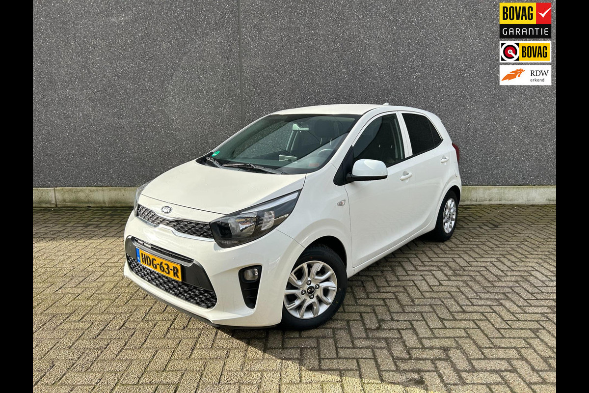 Kia Picanto 1.0 MPi ComfortPlusLine | CARPLAY | NAVI | STOEL/STUURVERWARMING | APK T/M 29-1-2027 | GROTE BEURT | NIEUWE BANDEN