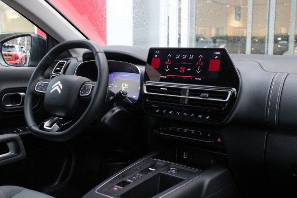 Citroën C5 Aircross 1.2 136PK AUTOMAAT Hybrid ë-SERIES | ELEKTRISCH BEDIENBARE BESTUURDERSSTOEL | APPLE CARPLAY/ANDROID AUTO | NAVIGATIE | FULL LED KOPLAMPEN | CLIMATE CONTROL | DAB+ RADIO | 19" LICHTMETALEN VELGEN | KEYLESS ENTRY/START | DODEHOEK DETECTIE | ADAPTIVE CRUISE CONTROL |