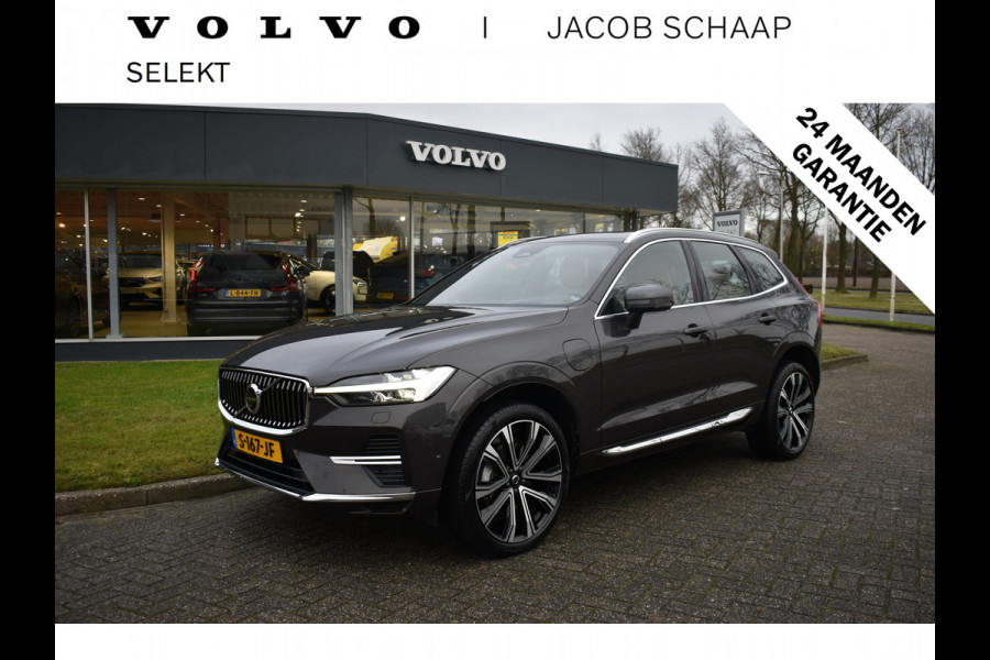 Volvo XC60 T8 455PK Plug-in hybrid AWD Ultimate Bright | Luchtvering | H&K | Massage stoelen | 360 camera | Trekhaak | ACC | HUD | 21"LMV