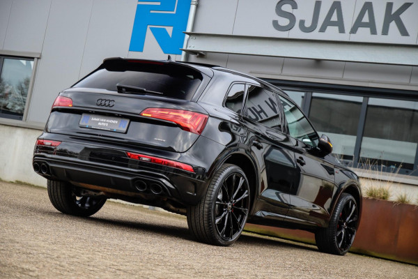 Audi Q5 55 TFSI e Quattro Competition S Edition S-Line 367pk Automaat! 1e|DLR|Panoramadak|Virtual Cockpit|OLED Matrix|Black|22inch