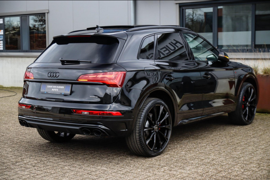 Audi Q5 55 TFSI e Quattro Competition S Edition S-Line 367pk Automaat! 1e|DLR|Panoramadak|Virtual Cockpit|OLED Matrix|Black|22inch