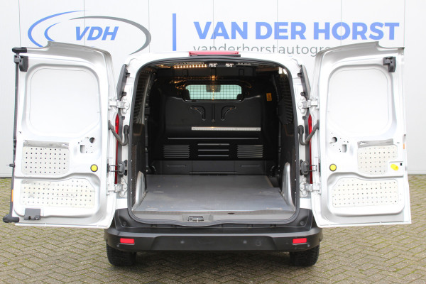 Ford Transit Connect 1.5-120pk EcoBlue S&S L2 Trend AUTOMAAT ! Opgelet ! Deze nette en luxe Ford Connect kan u nog jaren tot dienst zijn ! Navigatie, telefoonvoorb., volautm. airco, stoel-, spiegel- en voorraamverw., cruise control, camera, pdc v+a, metallic lak, LM wielen etc.