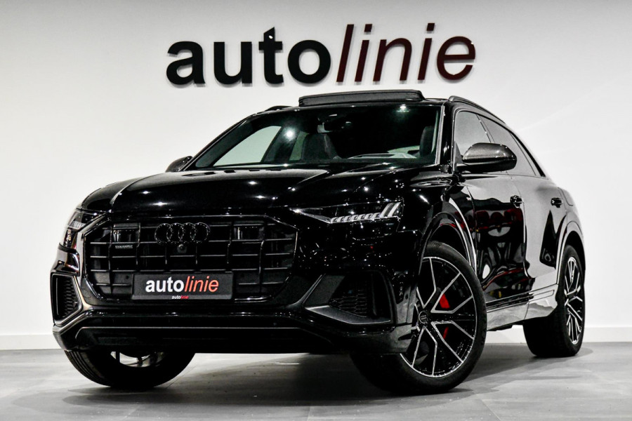 Audi Q8 55 TFSI e quattro Competition Plus S-Line. Carbon, Softcl, RS Seats, Pano, ACC, HUD, 360 3D, Luchtv, Keyless, CarPlay!