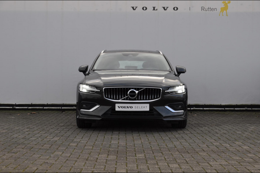 Volvo V60 B3 177PK Automaat Inscription Mild hybride / Adaptieve cruise Control / Pilot assist / BLISS / standkachel / Stoel stuur en achterbankverwarming/ DAB+ /  Elektrische stoelen met geheugen functie / Parkeersensoren met camera / Semi Automatische Trekhaak /