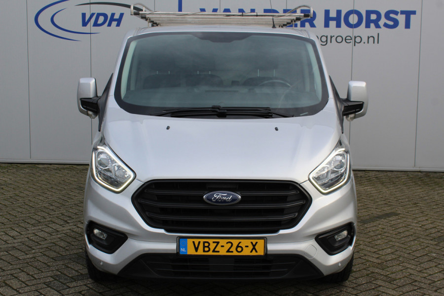 Ford Transit Custom 320 2.0-108pk TDCI L2H1 Trend. Keurige Ford Transit Custom, lengte 2. Airco, parkeersensoren v+a, metallic lak, imperiaal, telefoonvoorb., trekhaak, laadruimte betimmerd, 3-zits etc.