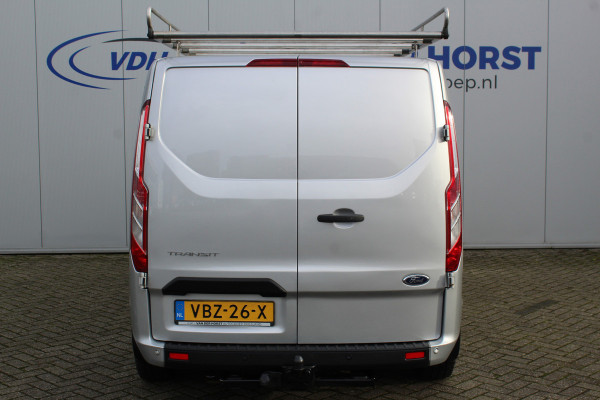 Ford Transit Custom 320 2.0-108pk TDCI L2H1 Trend. Keurige Ford Transit Custom, lengte 2. Airco, parkeersensoren v+a, metallic lak, imperiaal, telefoonvoorb., trekhaak, laadruimte betimmerd, 3-zits etc.