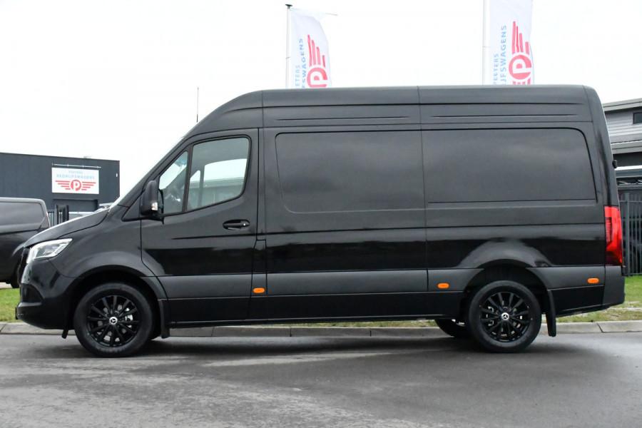 Mercedes-Benz Sprinter 319 1.9 CDI L2H2 Pro Black Edition Facelift! Camera, Cruise, Carplay, 190PK, Automaat, LED, Multimedia, Uniek!