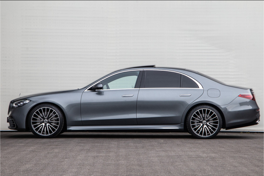 Mercedes-Benz S-Klasse 580 e 4MATIC Lang AMG 4 Wiel sturing, Massage, Leder Exclusief, 2024