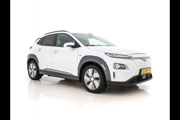 Hyundai Kona EV Premium 64 kWh (INCL-BTW) *FULL-LEATHER | HEAD-UP | FULL-LED | NAVI-FULLMAP | DAB | ADAPTIVE-CRUISE | KRELL-AUDIO | KEYLESS | CAMERA | BLIND-SPOT | LANE-ASSIST | DIGI-COCKPIT | COMFORT-SEATS | 17''ALU*