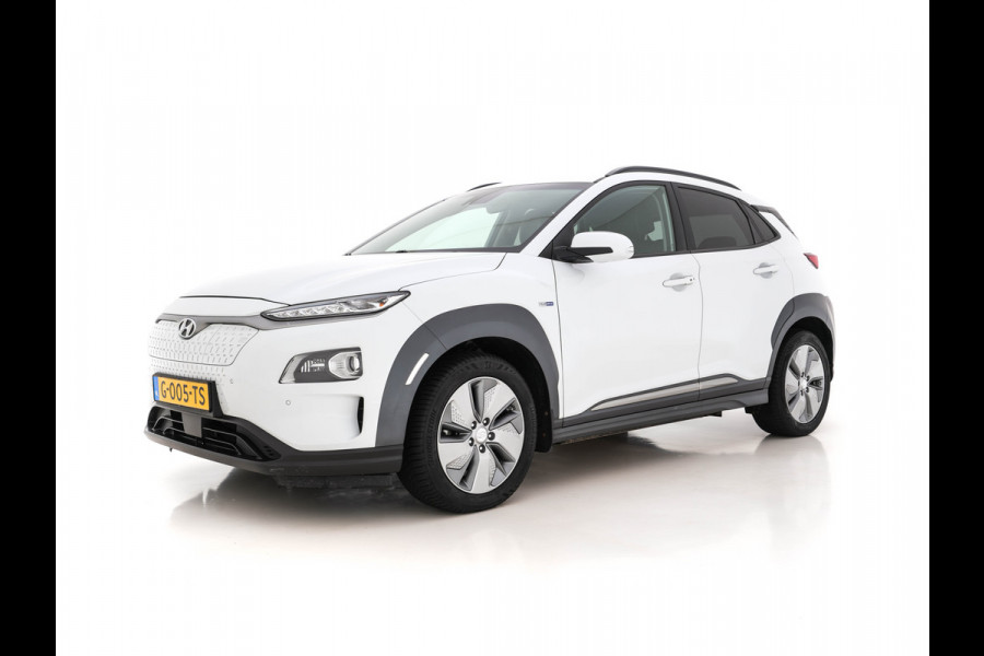 Hyundai Kona EV Premium 64 kWh (INCL-BTW) *FULL-LEATHER | HEAD-UP | FULL-LED | NAVI-FULLMAP | DAB | ADAPTIVE-CRUISE | KRELL-AUDIO | KEYLESS | CAMERA | BLIND-SPOT | LANE-ASSIST | DIGI-COCKPIT | COMFORT-SEATS | 17''ALU*