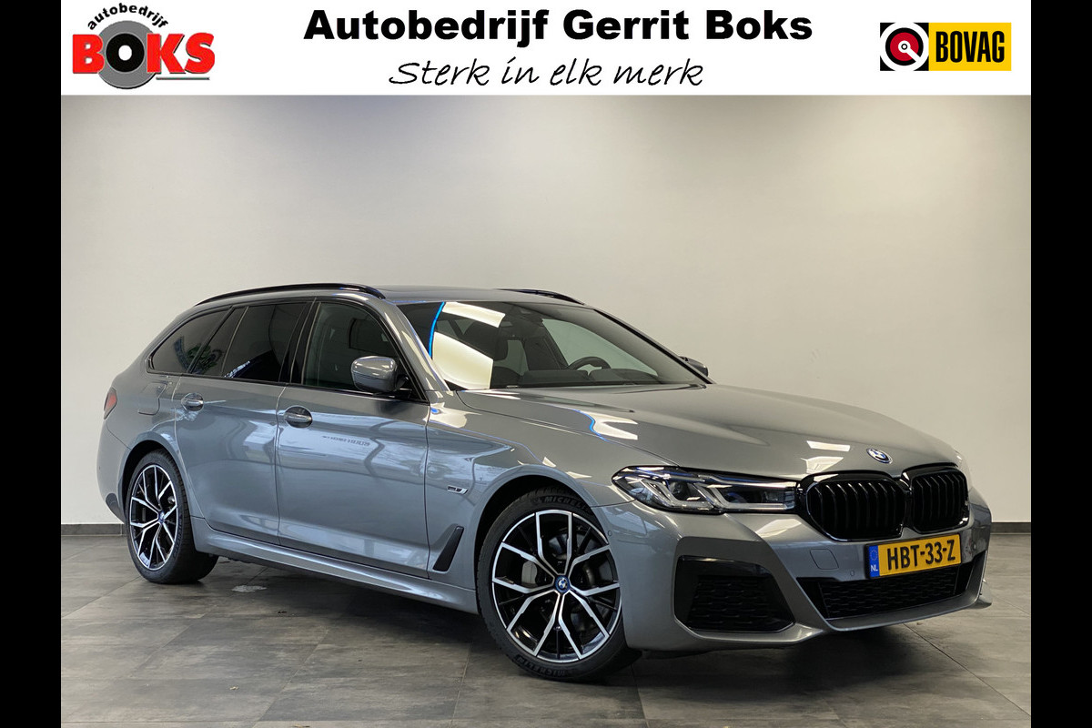 BMW 5 Serie Touring 530e M-Sport High Executive Pano Trekhaak Head-Up Laser Led