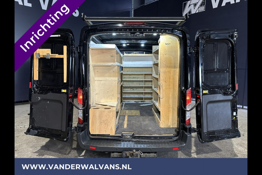 Ford Transit 2.0 TDCI L2H2 inrichting Euro6 Airco | Imperiaal | Cruisecontrol | Trekhaak | Parkeersensoren Bijrijdersbank