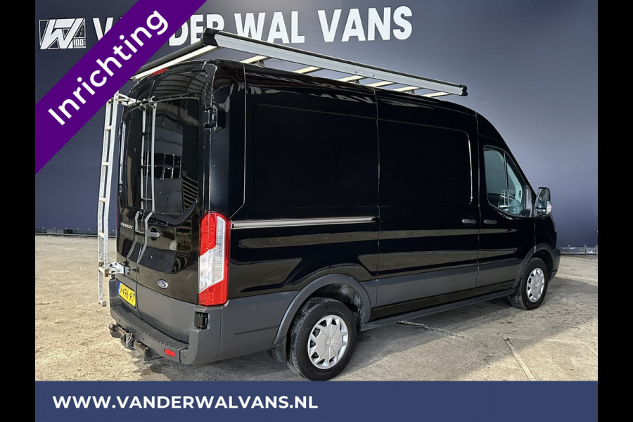 Ford Transit 2.0 TDCI L2H2 inrichting Euro6 Airco | Imperiaal | Cruisecontrol | Trekhaak | Parkeersensoren Bijrijdersbank