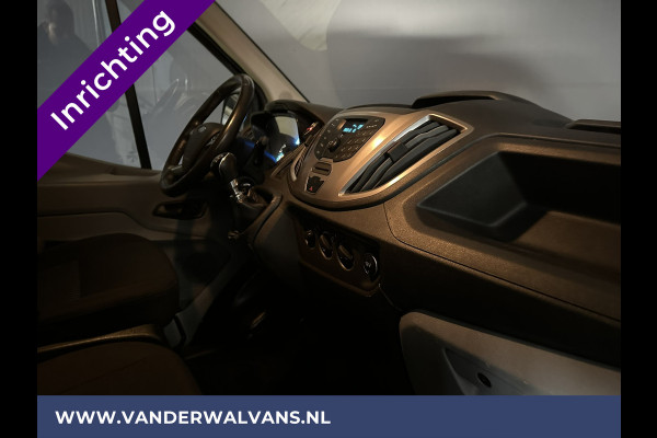 Ford Transit 2.0 TDCI L2H2 inrichting Euro6 Airco | Imperiaal | Cruisecontrol | Trekhaak | Parkeersensoren Bijrijdersbank