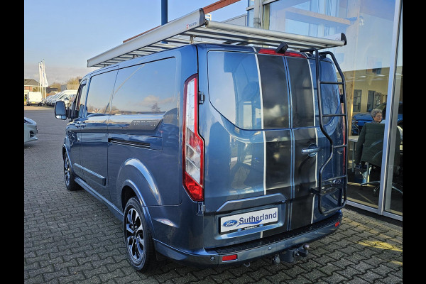 Ford Transit Custom 290 2.0 TDCi L1H1 185Pk Automaat Sport Xenon | Camera | Stoelverwarming | Half leder | Imperiaal | Ladder | Trekhaak | PDC v+a etc.