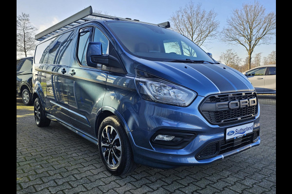 Ford Transit Custom 290 2.0 TDCi L1H1 185Pk Automaat Sport Xenon | Camera | Stoelverwarming | Half leder | Imperiaal | Ladder | Trekhaak | PDC v+a etc.