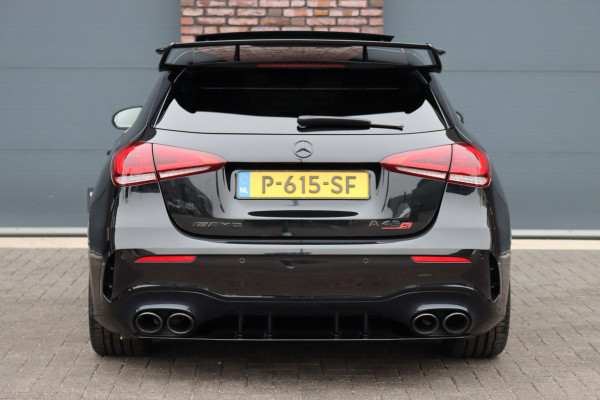 Mercedes-Benz A-Klasse AMG 45 S 4MATIC+ Premium+ Aut8 | Aerodynamicapakket | Distornic Pro | Performance Stoelen | Contourstoelen | Schakelbare Uitlaat | Stuurwieltoetsen | Memory | Burmester |