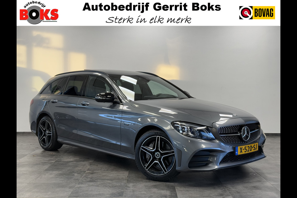 Mercedes-Benz C-Klasse Estate 300 e Business Solution AMG 320 PK Panorama Sfeerverlichting Trekhaak Navigatie, Apple carplay Headup 2 Jaar garantie mogelijk* ( vraag naar de voorwaarde)