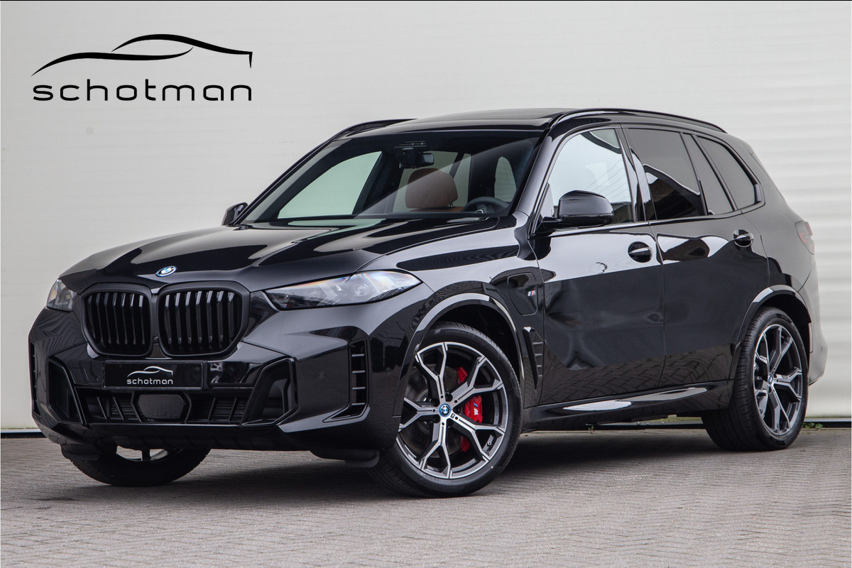 BMW X5 xDrive50e M-Sport Pro, Panorama, Cognac Leder, Innovation, Head-Up, Harman Kardon, Nieuw