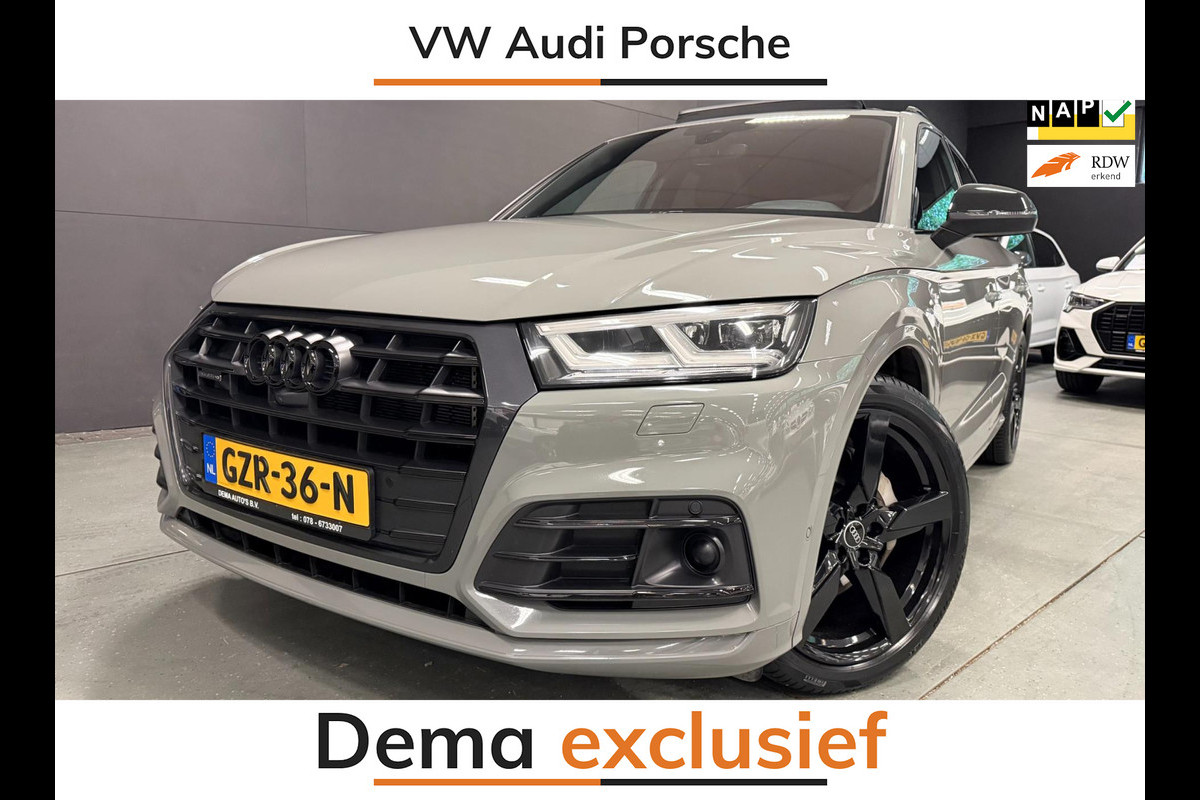 Audi Q5 55 TFSI e SQ5 PACK 367PK 21'' RS-LEDER BLACK-LINE 3XS-LINE PANO/B&O/V-COCKPIT/DAB/SFEERVERLICHTING///