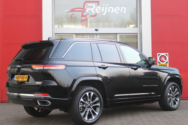 Jeep Grand Cherokee 2.0 381PK OVERLAND 4xe | PANORAMISCH SCHUIF/KANTEL DAK | MCINTOSH PREMIUM AUDIO SYSTEM | HEAD UP DISPLAY | VOORSTOELEN ELEKTRISCH VERSTELBAAR | MULITIMEDIA SCHERM VOOR BIJRIJDER | ELEKTRISCH BEDIENBARE ACHTERKLEP | STOEL/STUUR VERWARMING | LEDEREN BEKLEDING | APPLE CARPLAY/ANDROID AUTO | 360° CAMERA | STOEL KOELING |