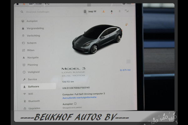 Tesla Model 3 Long Range AWD 75 kWh 19inch Leer Nav Camera