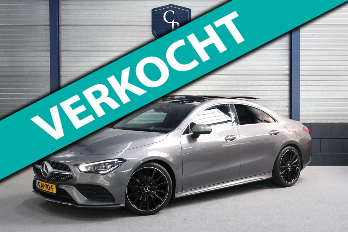 Mercedes-Benz CLA-Klasse 180 AMG Line MULTIBEAM/SFEER/VIRTUAL/PANO/HALF LEER+S.VERWARMING+MEMORY/CAM/LINE/ACC/ECC/12 MDN GARANTIE!