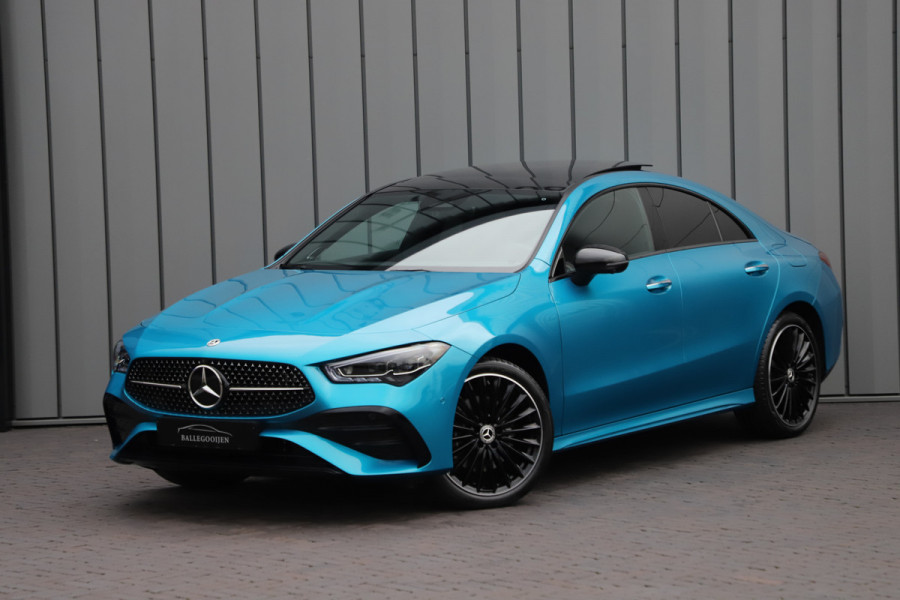 Mercedes-Benz CLA-Klasse 250 e AMG | Head-up | Keyles-go | Burmester | Sfeerverlichting | Multi-beam | ACC | Leder | Stuurverwarming | Pano | 2023.