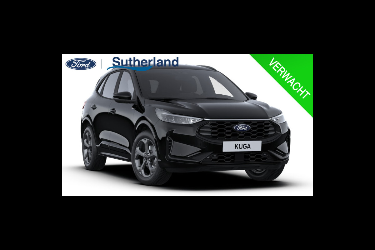 Ford Kuga 2.5 PHEV ST-Line | Winter Pack + Wegklapbare trekhaak | Agate black | 2.100 kg trekgewicht | Prijs 4.000 EU Ford voordeel inbegrepen