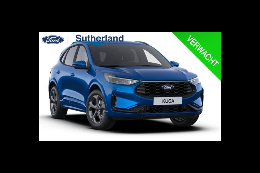 Ford Kuga 2.5 PHEV ST-Line | Winter Pack + Wegklapbare trekhaak | Dessert island blue | 2.100 kg trekgewicht | Prijs 4.000 EU Ford voordeel inbegrepen