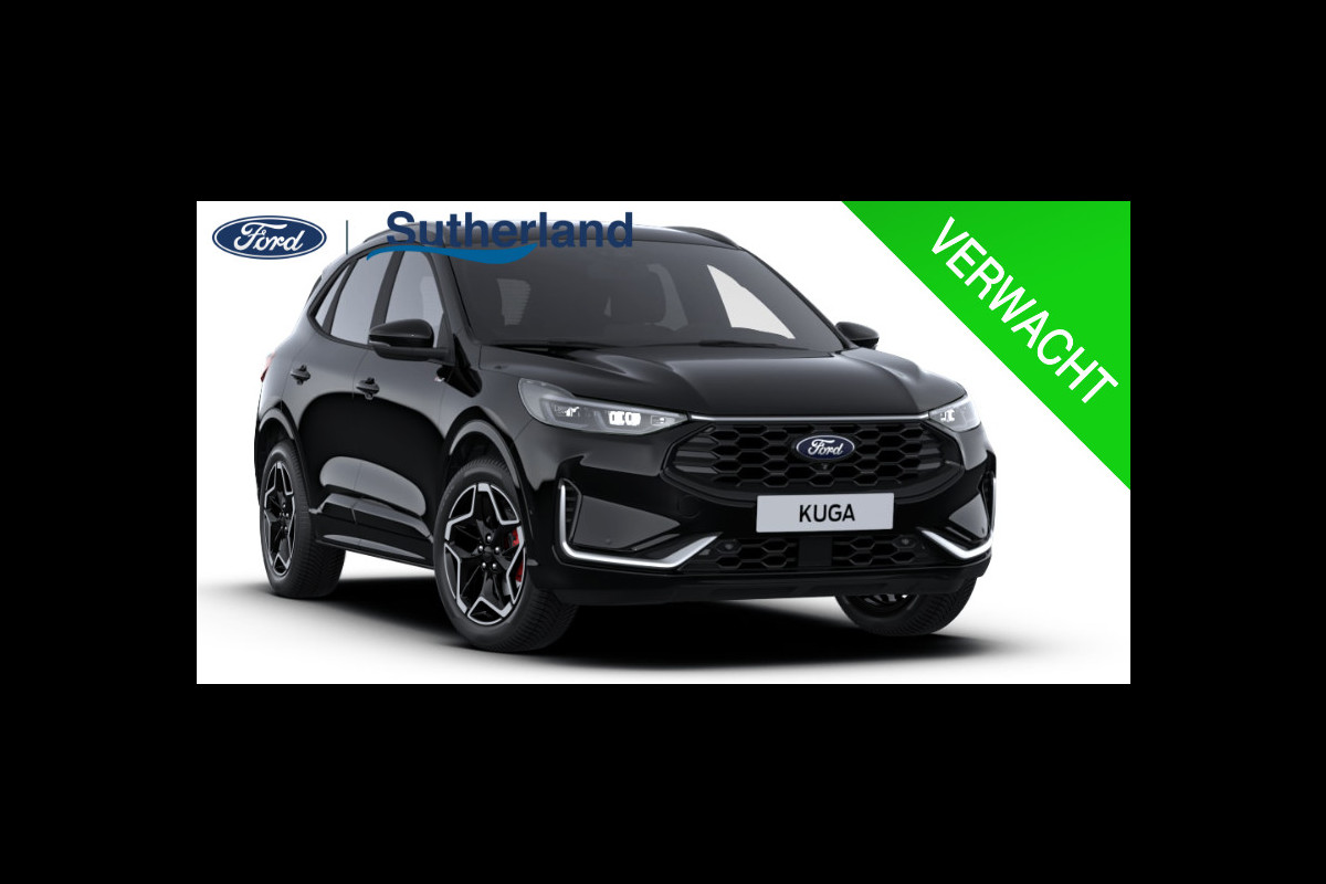 Ford Kuga 2.5 PHEV ST-Line X | Panoramadak + Technology Pack + Winter Pack + Wegklapbare trekhaak + 19 inch lichtmetalen velgen | Agate black | 2.100 kg trekgewicht | Prijs incl. 4.000 EU Ford voordeel