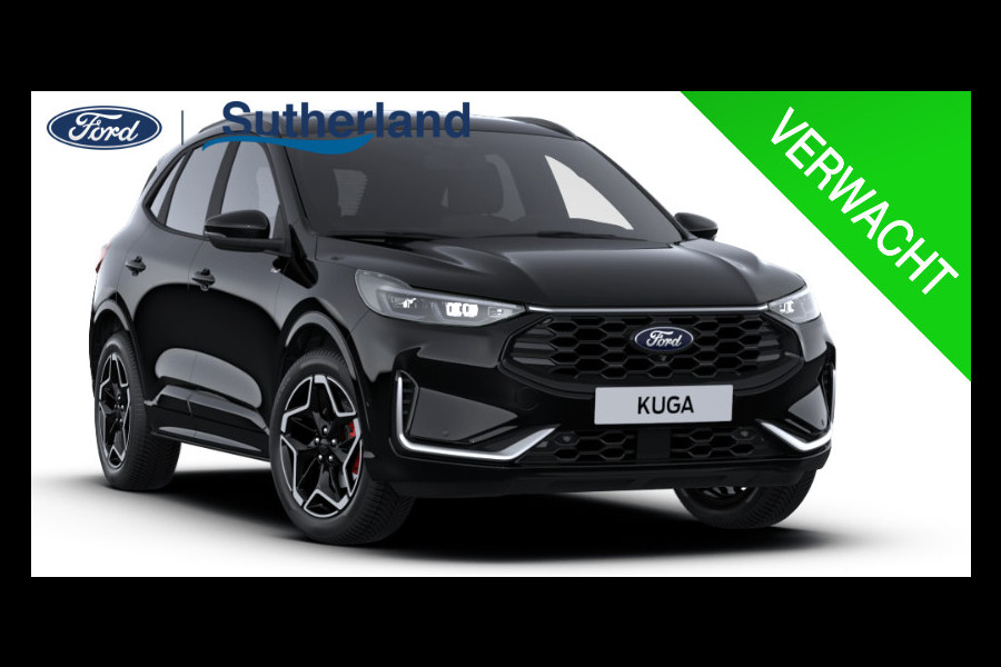 Ford Kuga 2.5 PHEV ST-Line X | Panoramadak + Technology Pack + Winter Pack + Wegklapbare trekhaak + 19 inch lichtmetalen velgen | Agate black | 2.100 kg trekgewicht | Prijs incl. 4.000 EU Ford voordeel