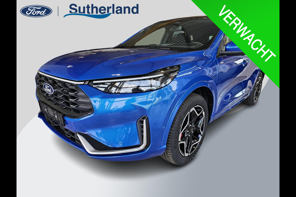 Ford Kuga 2.5 PHEV ST-Line X | Panoramadak + Technology Pack + Winter Pack + Wegklapbare trekhaak + 19 inch lichtmetalen velgen + Reservewiel + Dessert island blue | Incl. 4.000 EU Ford voordeel