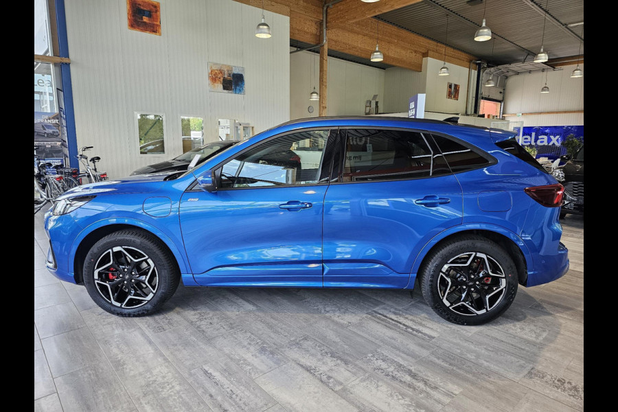 Ford Kuga 2.5 PHEV ST-Line X | Panoramadak + Technology Pack + Winter Pack + Wegklapbare trekhaak + 19 inch lichtmetalen velgen + Reservewiel + Dessert island blue | Incl. 4.000 EU Ford voordeel