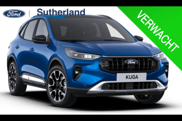 Ford Kuga 2.5 PHEV Active X | Panoramadak + Technology Pack + Winter Pack + Wegklapbare trekhaak + 19 inch lichtmetalen velgen +  Reservewiel | Dessert island blue | Prijs incl. 4.000 Ford voordeel