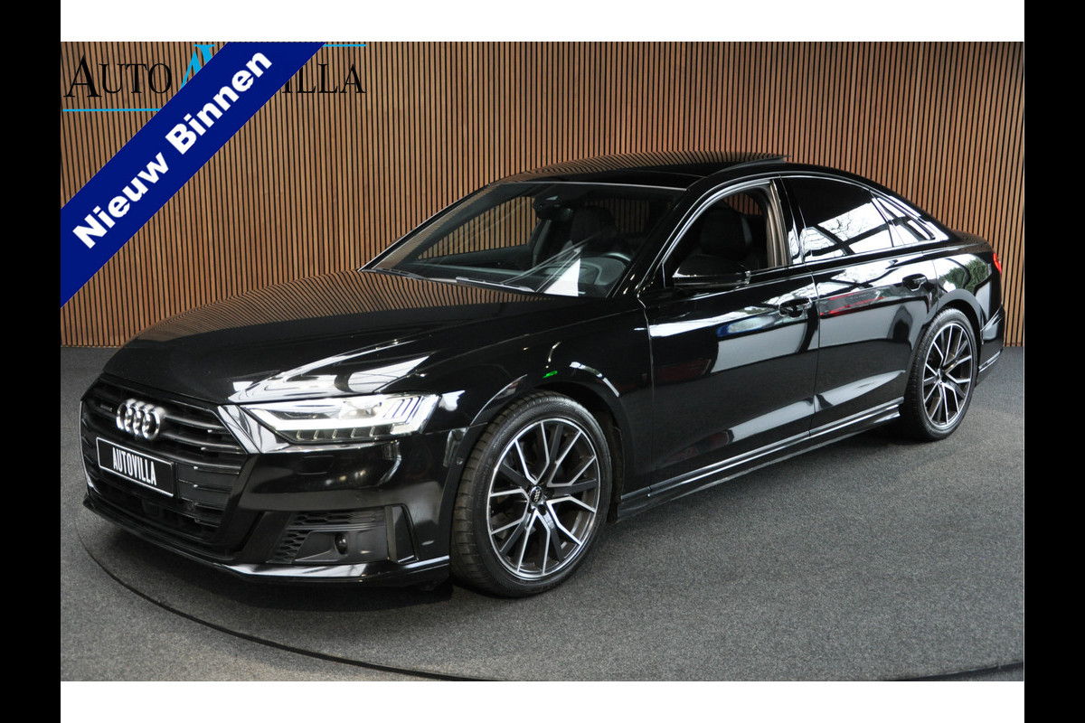 Audi A8 50 TDI quattro Navi Pano Leer HUD B&O 360 Softclose Dodehoekdetectie ACC