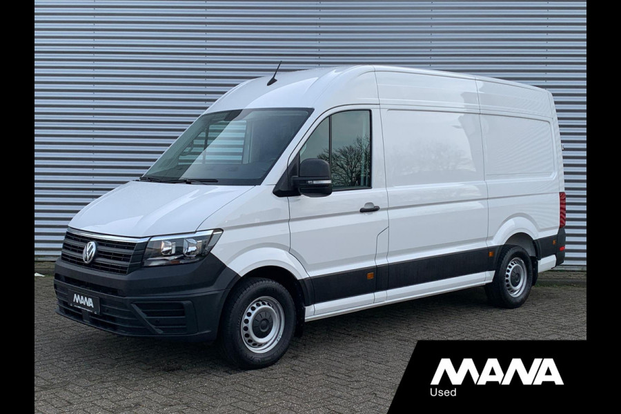 Volkswagen Crafter 35 3.140 140pk 2.0 Automaat TDI L3H3 Airco CarPlay Navi Bluetooth Sensoren-Voor/Achter Ledere-Bekleding 12V Laadruimte-bekleding