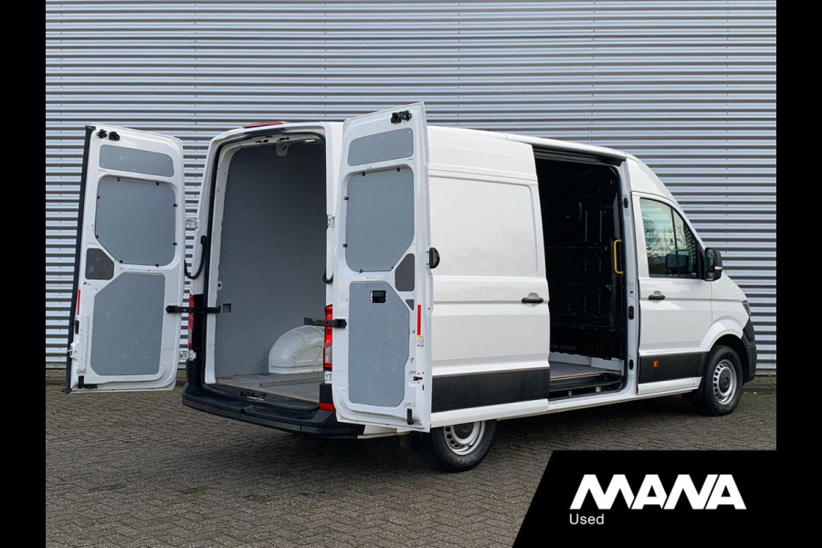 Volkswagen Crafter 35 3.140 140pk 2.0 Automaat TDI L3H3 Airco CarPlay Navi Bluetooth Sensoren-Voor/Achter Ledere-Bekleding 12V Laadruimte-bekleding