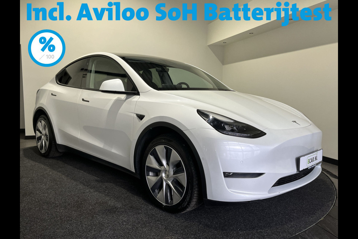 Tesla Model Y Long Range AWD 75 kWh | Panoramadak | Autopilot  Soh (batterijtest ) 94,54 % score