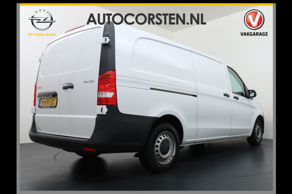 Mercedes-Benz Vito 2.2D 114CDIAUT-7 136PK XL Navi Camera Airco Cruise Control Bluetooth Licht-/regensensor 114CDI Extra Lang Betonplex Vloer Wandbetimmering Schuifdeur links Parkeer-assistent 1e Eigenaar Euro 6 2.000kg trekvermogen!