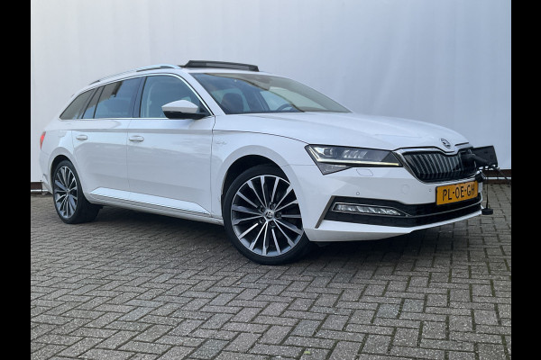 Škoda Superb Combi 1.4 TSI iV L&K PHEV Vol Opties! Laurin&Klement Pano Standkachel Leer+Verw V+A Sportline Business CantonSound