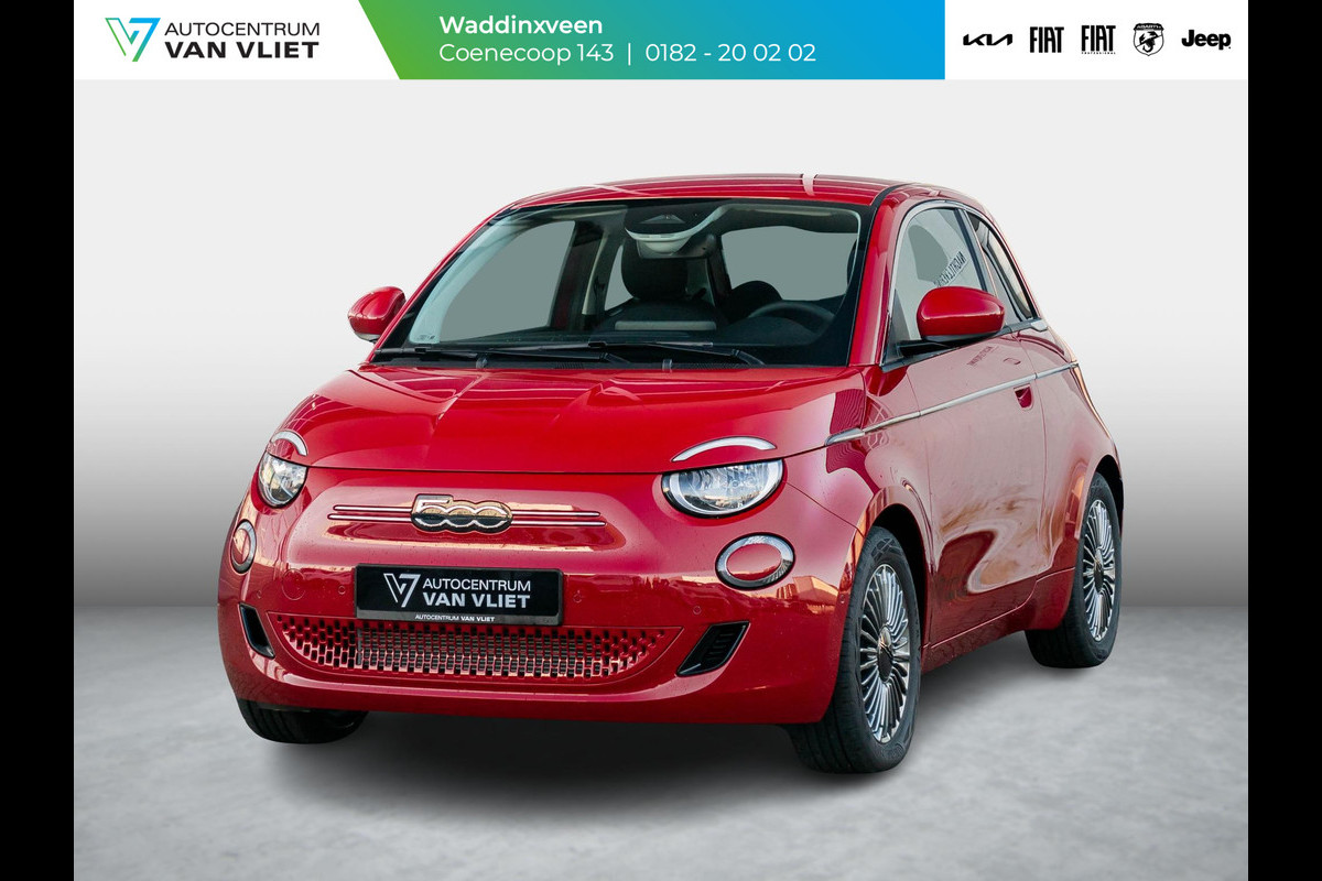 Fiat 500E 42 kWh | Pack Comfort | Pack Style | Rosso Passione |