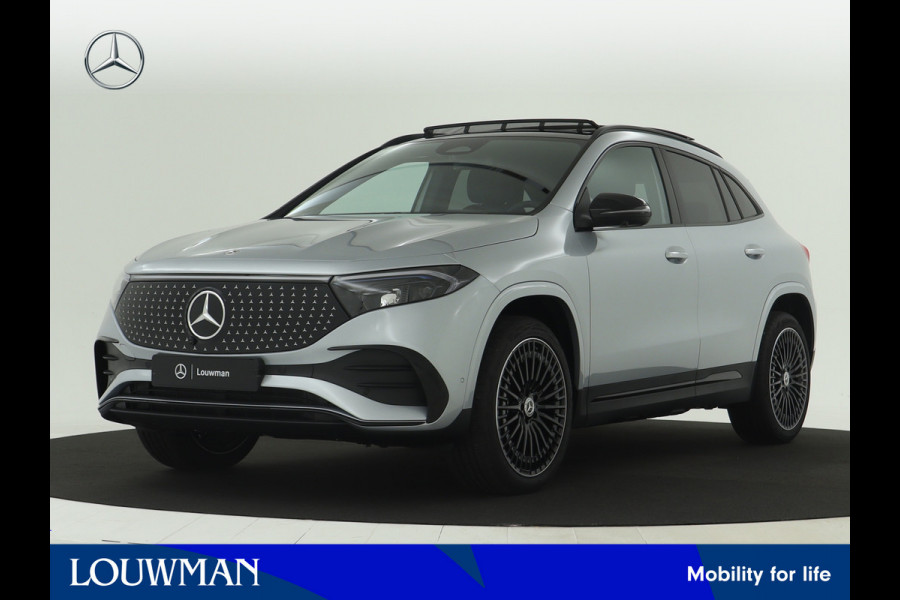 Mercedes-Benz EQA 250+ AMG Line LIMITED 71 kWh | Nightpakket | Premium pakket | Winter pakket | Dodehoekassistent | Parkeerpakket met 360°-camera | GUARD 360° Voertuigbescherming Plus | Burmester Surround Sound systeem | EASY PACK achterklep |