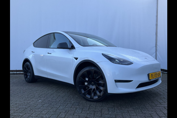 Tesla Model Y Long Range AWD 75 kWh 514pk Autopilot Stuur/Stoelverw Pano Trekhaak (1600kg)