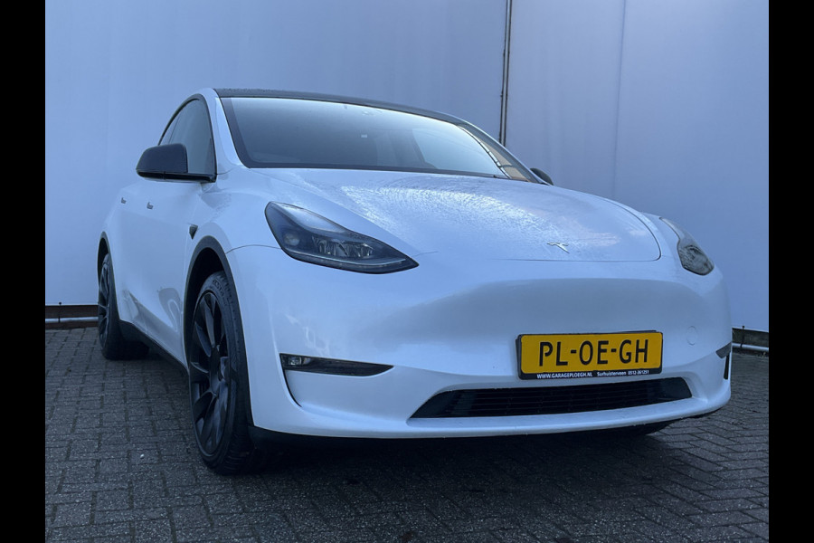 Tesla Model Y Long Range AWD 75 kWh 514pk Autopilot Stuur/Stoelverw Pano Trekhaak (1600kg)