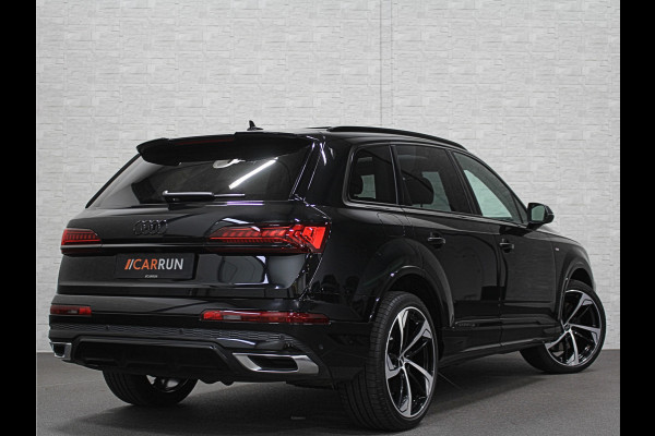 Audi Q7 55 TFSI e S-Line | 2022 | 50dkm! | Panorama | Leder | Carbon | LED | Camera | Elek.Stoelen | Standkachel | Virtual-Cockpit | Get DAB | Zwarte Sierlijsten | 3-Zone Clima |