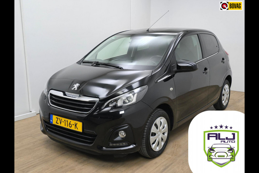 Peugeot 108 Occasion 1.0 e-VTi Active in zwart en bluetooth audio | Tweedehands Peugeot 108 met airco | Getint glas achter | BTW