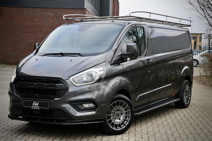 Ford Transit Custom 300 2.0 TDCI L2H1 | Raptor Edition | Navigatie | Camera | CarPlay | Lane Assist | Trekhaak | Airco | 3-Zitter | NAP Logisch | Dealer onderhouden | Nieuwe APK | Onderhoudsbeurt