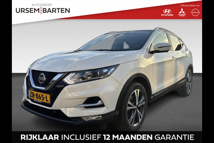 Nissan QASHQAI 1.3 DIG-T 160 pk N-Connecta Desig pack trekhaak 1500kg trekgewicht | 160 PK | 18 inch lichtmetalen velgen | panorama-dak | extra set winterwielen